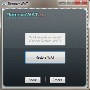 Remover WAT, Convierte tu versión Windows 7 a Original Removewat